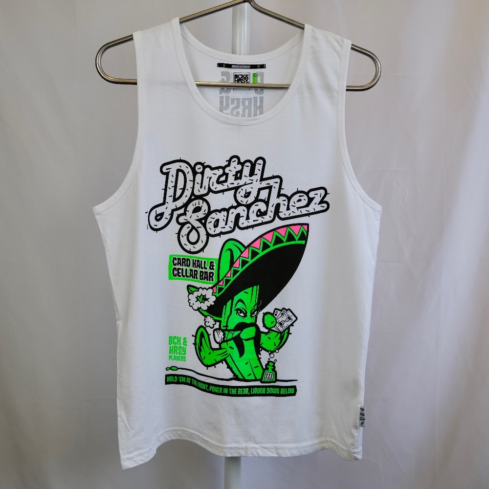 Dirty Sanchez Cactus Tank Top Size Large